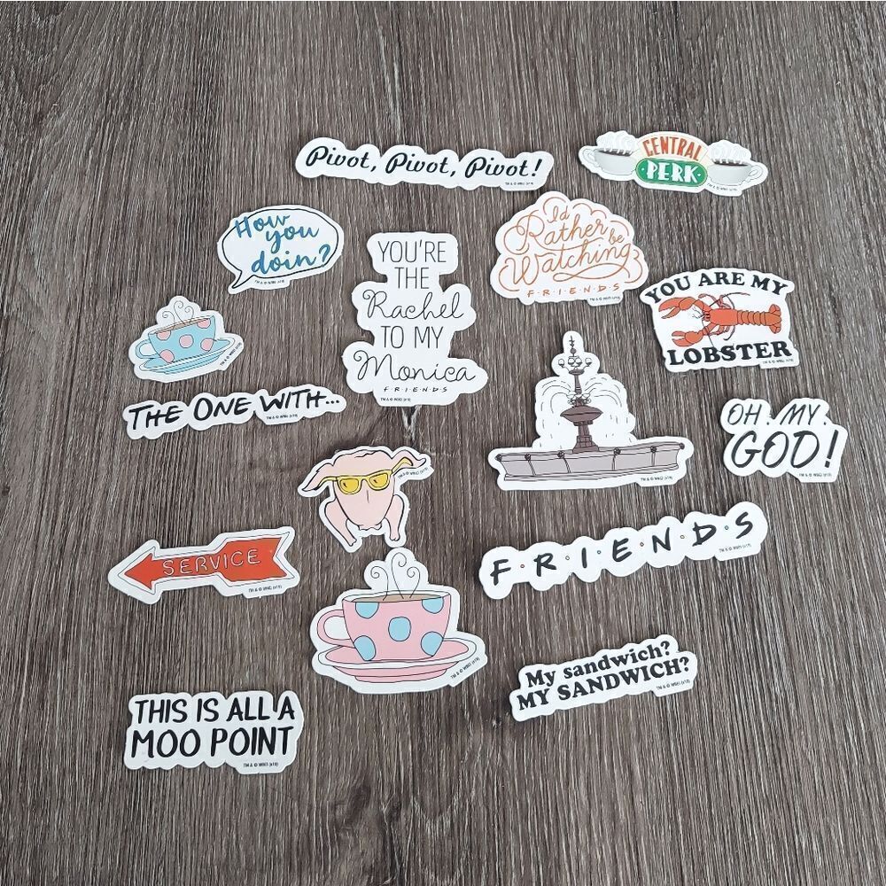 Friends Icons Fridge Magnet Set